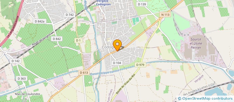 localisation de l'entreprise AUTO-CREATIF' OCCAZ  CODOGNAN