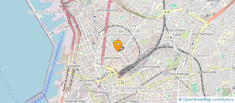 localisation de l'entreprise AUTO CRIMEE 13  MARSEILLE 3EME