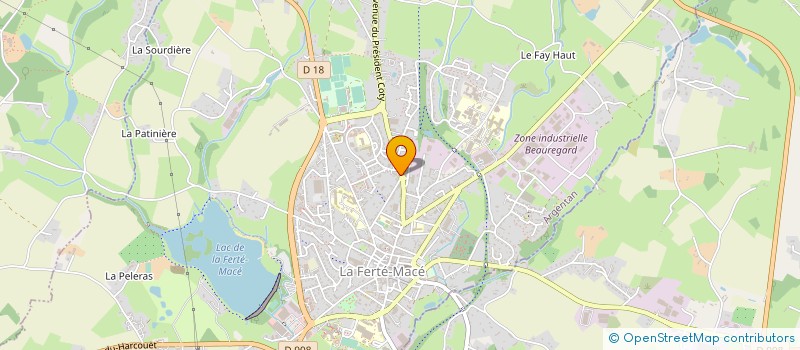 localisation de l'entreprise AUTO CYCLO MOTO FERTOIS à LA FERTE MACE