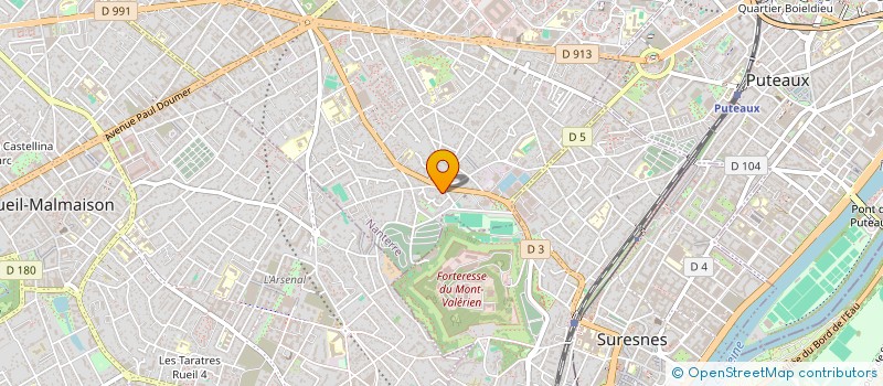 localisation de l'entreprise AUTO D. L. à NANTERRE