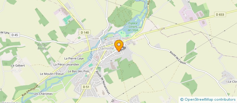 localisation de l'entreprise AUTO'DAMVILLE à MESNILS-SUR-ITON