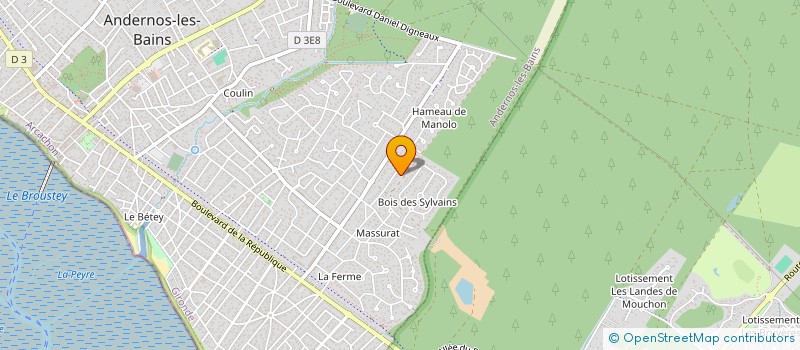 localisation de l'entreprise AUTO DAVID  ANDERNOS-LES-BAINS