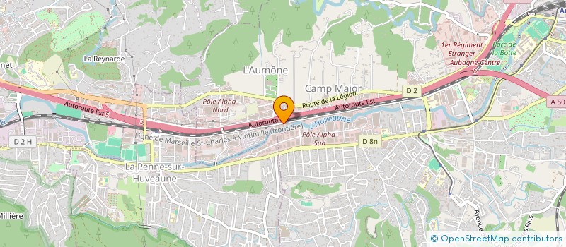 localisation de l'entreprise AUTO DE LA VALLEE  AUBAGNE