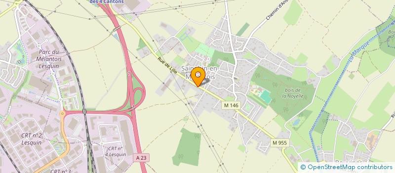 localisation de l'entreprise AUTO DE SMET à SAINGHIN-EN-MELANTOIS