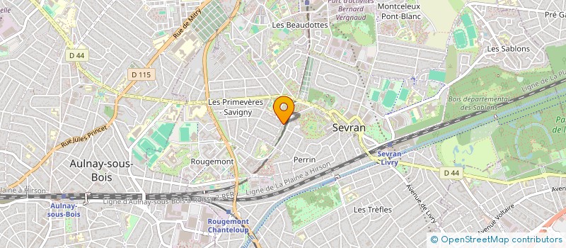 localisation de l'entreprise AUTO DECLIC à SEVRAN