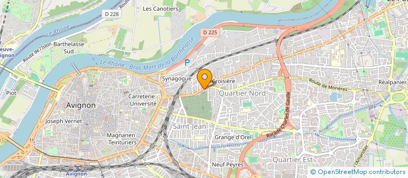 localisation de l'entreprise AUTO DECONSTRUCTEURS ET DEPOLLUEURS REUN  AVIGNON