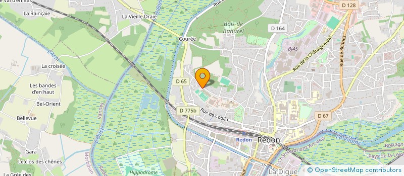 localisation de l'entreprise AUTO-DEFENSE ET TAISO DU PAYS DE REDON  REDON