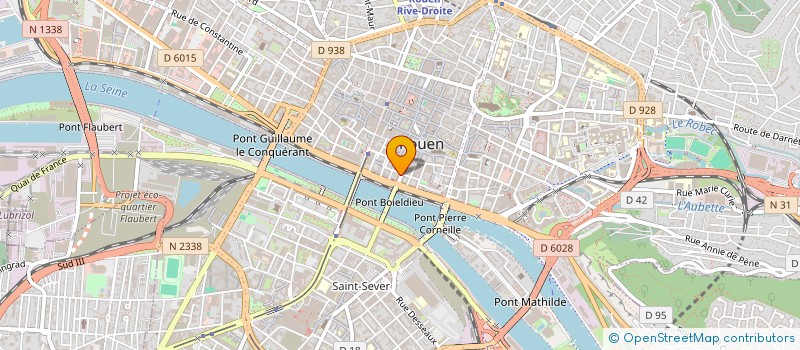 localisation de l'entreprise AUTO DEMENAGEMENT à ROUEN