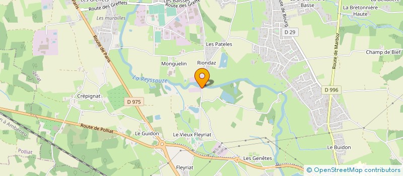 localisation de l'entreprise AUTO DEMOLITION CHINIARD à VIRIAT