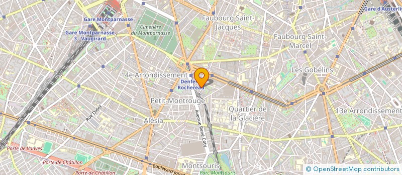localisation de l'entreprise AUTO DENFERT à PARIS