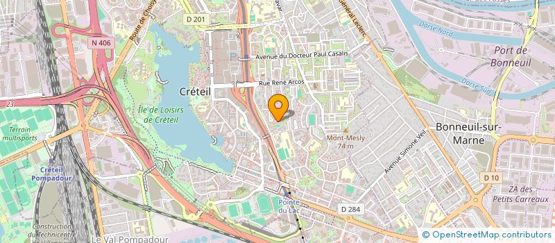 localisation de l'entreprise AUTO DEPANN RAPIDE  CRETEIL