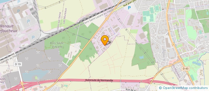 localisation de l'entreprise AUTO DEPANNAGE ECQUEVILLY à MUREAUX (LES)