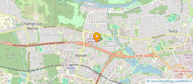 localisation de l'entreprise AUTO DEPANNAGE SERVICE à NOISIEL