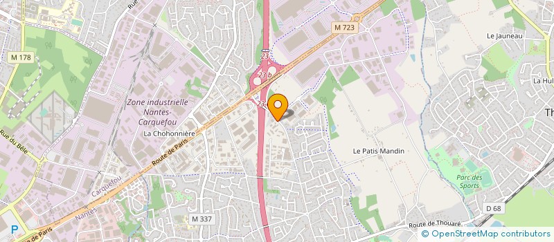 localisation de l'entreprise AUTO DEPOT à SAINTE-LUCE-SUR-LOIRE