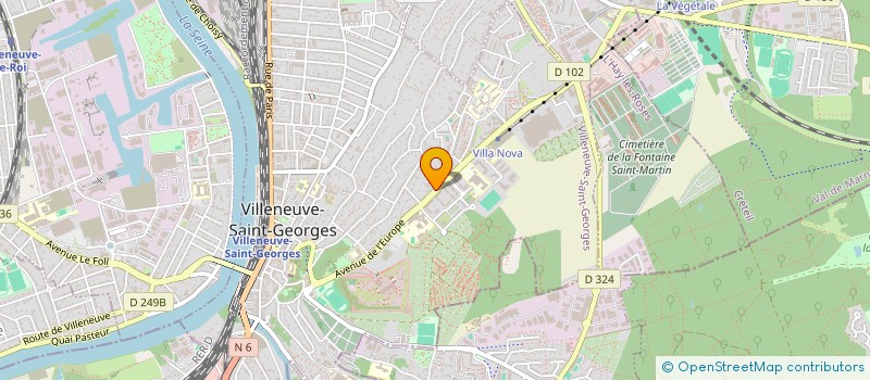 localisation de l'entreprise AUTO DESTOCK 94  VILLENEUVE-SAINT-GEORGES