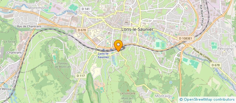 localisation de l'entreprise AUTO DI PRESTIGIO à LONS-LE-SAUNIER