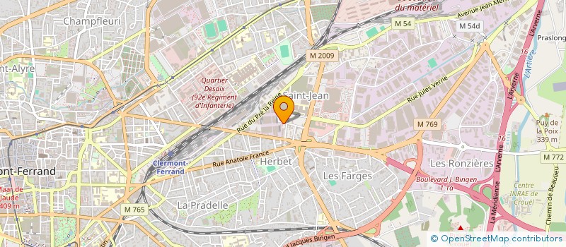 localisation de l'entreprise AUTO DIAG AUVERGNE  CLERMONT-FERRAND