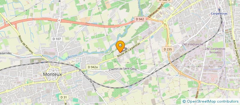 localisation de l'entreprise AUTO DIAGNOSTIC  MONTEUX