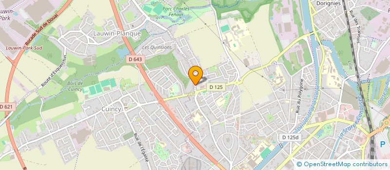 localisation de l'entreprise AUTO DIAGNOSTIC DU NORD  CUINCY