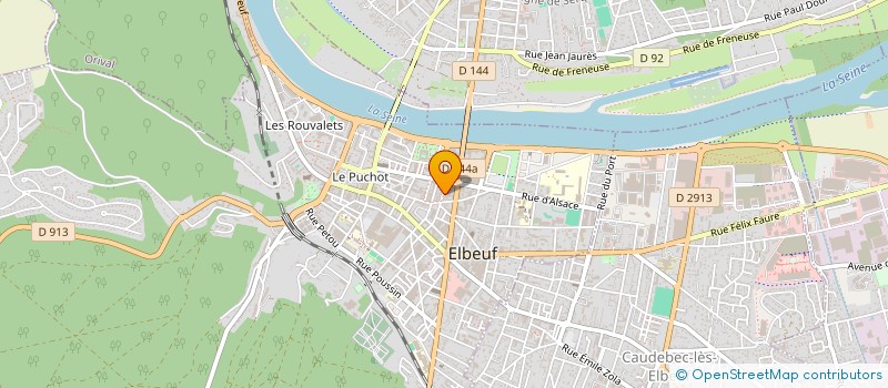 localisation de l'entreprise AUTO DIAGNOSTIC WPH à ELBEUF