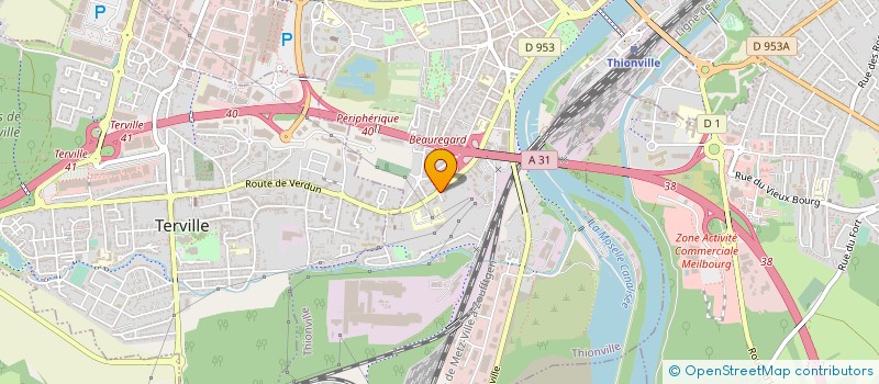 localisation de l'entreprise AUTO DIFFUSION à THIONVILLE