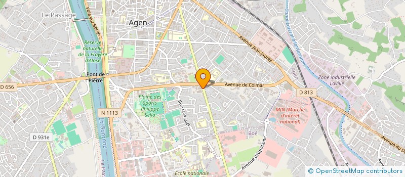 localisation de l'entreprise AUTO DIFFUSION AGENAISE à AGEN