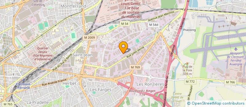 localisation de l'entreprise AUTO DIFFUSION CLERMONT  CLERMONT-FERRAND