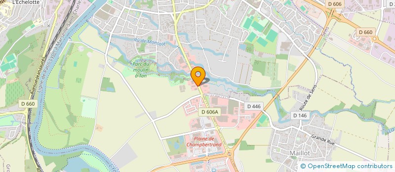 localisation de l'entreprise AUTO DIFFUSION SENONAISE à SENS