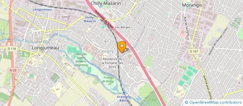 localisation de l'entreprise AUTO DIGITAL NET COMMERCE TECHNOLOGIQUE  CHILLY-MAZARIN