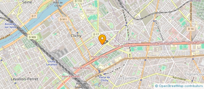 localisation de l'entreprise AUTO DIL à CLICHY