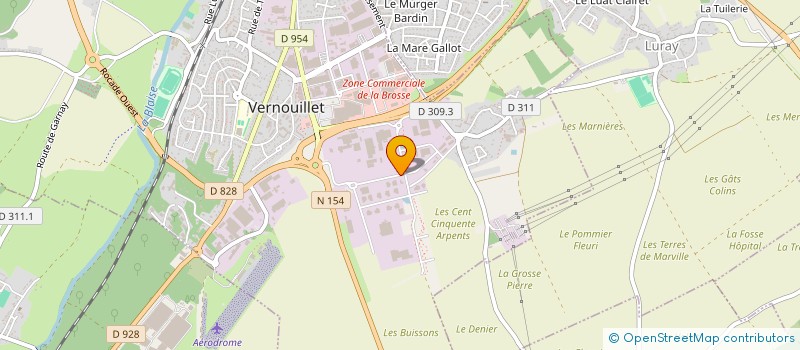 localisation de l'entreprise AUTO DISCOUNT 28 à VERNOUILLET