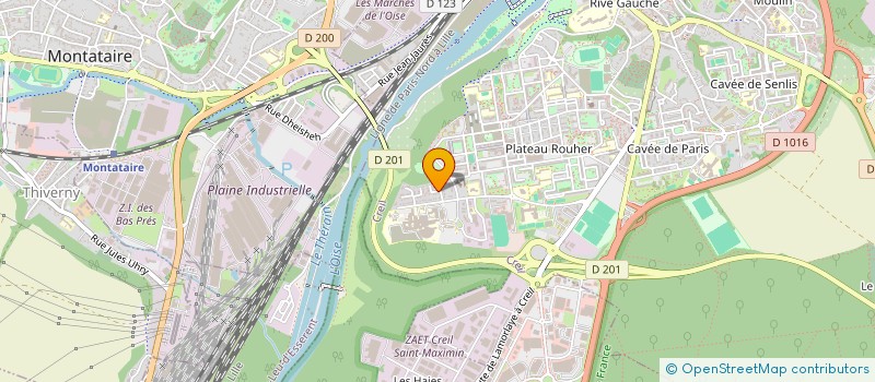 localisation de l'entreprise AUTO DISCOUNT 60  CREIL