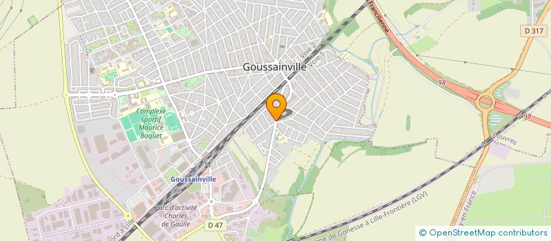 localisation de l'entreprise AUTO DISCOUNT 78  GOUSSAINVILLE