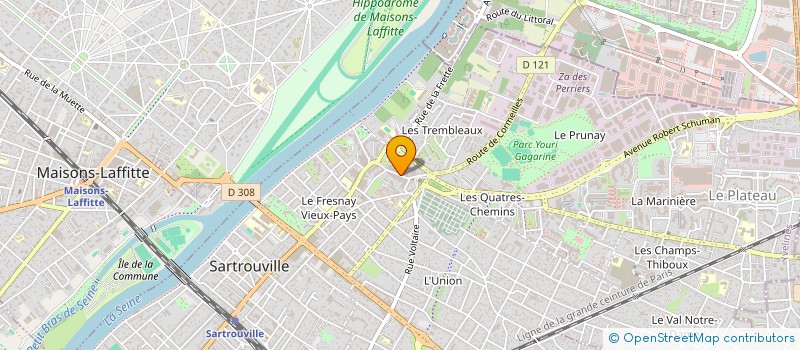 localisation de l'entreprise AUTO DISCOUNT 78  SARTROUVILLE