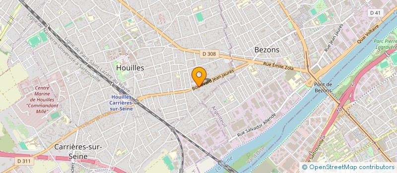 localisation de l'entreprise AUTO DISCOUNT 95  HOUILLES