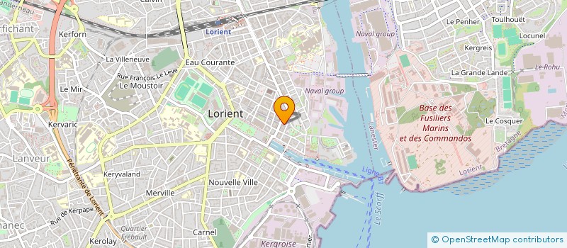 localisation de l'entreprise AUTO DISTRIBUTION à LORIENT