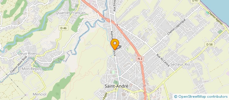localisation de l'entreprise AUTO DISTRIBUTION EST à SAINT-ANDRE