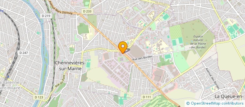 localisation de l'entreprise AUTO DISTRIBUTION PARIS à CHENNEVIERES-SUR-MARNE