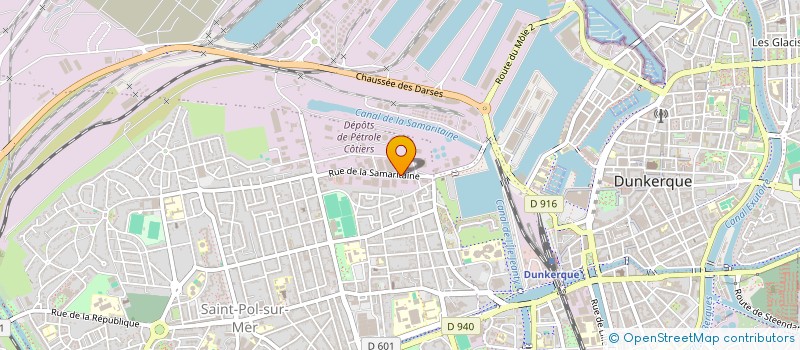 localisation de l'entreprise AUTO DK à DUNKERQUE