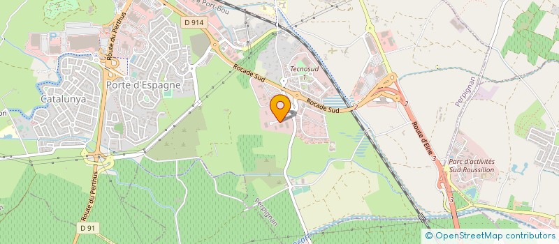 localisation de l'entreprise AUTO DLC  PERPIGNAN