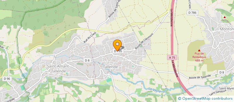 localisation de l'entreprise AUTO DOME 63  TALLENDE