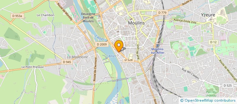 localisation de l'entreprise AUTO DOMUM à MOULINS
