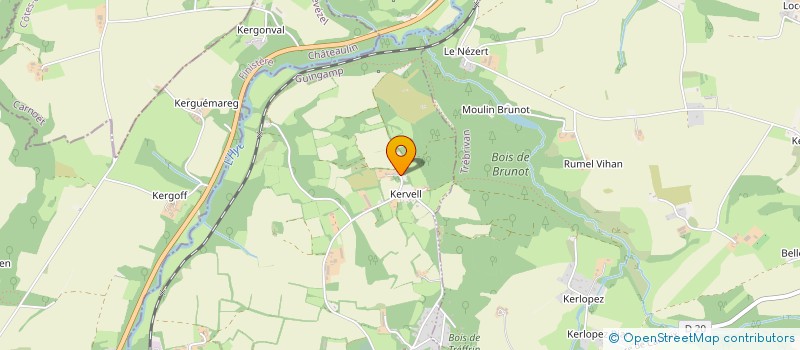 localisation de l'entreprise AUTO DOUCHE  TREFFRIN