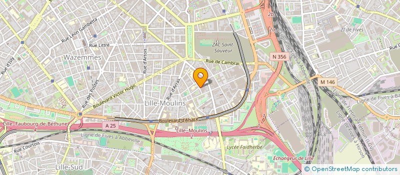 localisation de l'entreprise AUTO-DRYVE à LILLE