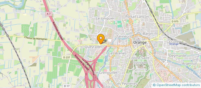 localisation de l'entreprise AUTO DU CENTRE  ORANGE