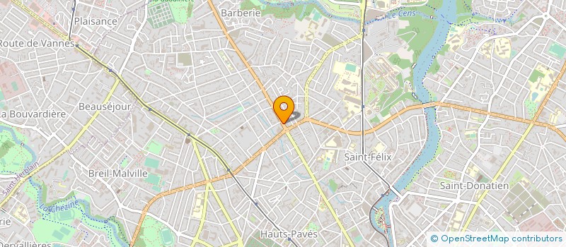 localisation de l'entreprise AUTO DU ROND POINT DE RENNES à NANTES