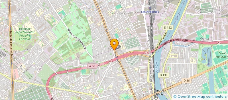 localisation de l'entreprise AUTO E-SERVICES CONCEPT  THIAIS