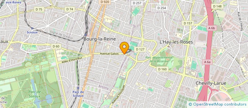 localisation de l'entreprise AUTO ECLIPSE à BOURG-LA-REINE