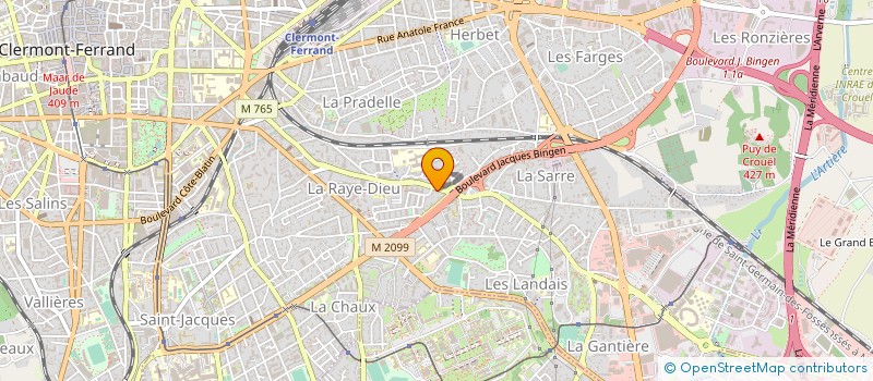 localisation de l'entreprise AUTO ECO 63  CLERMONT-FERRAND