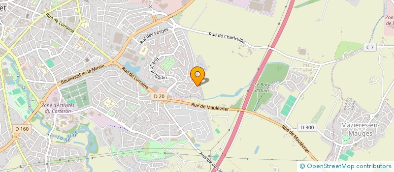 localisation de l'entreprise AUTO ECO à CHOLET